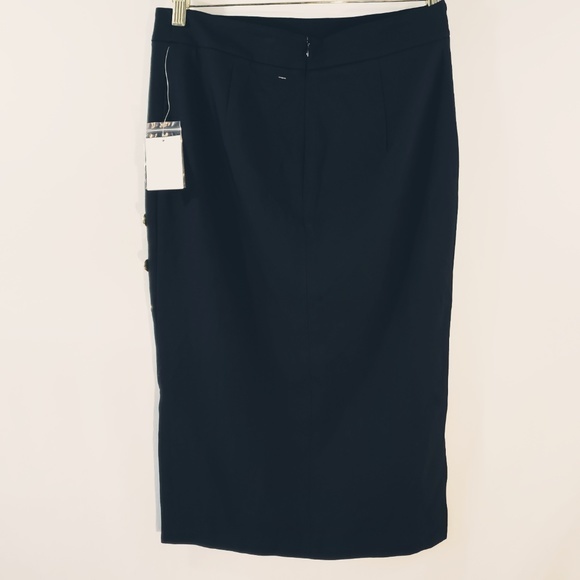 Carmen Marc Valvo Womens Skirt Button Detail‎ Penci - Picture 6 of 8